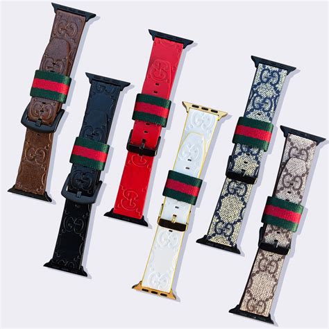 gucci apple watch wristband|luxury Apple Watch bands Gucci.